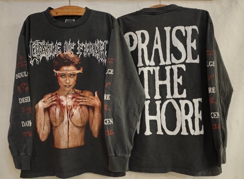 Cradle of Filth ロンT『PRAISE THE WHORE』