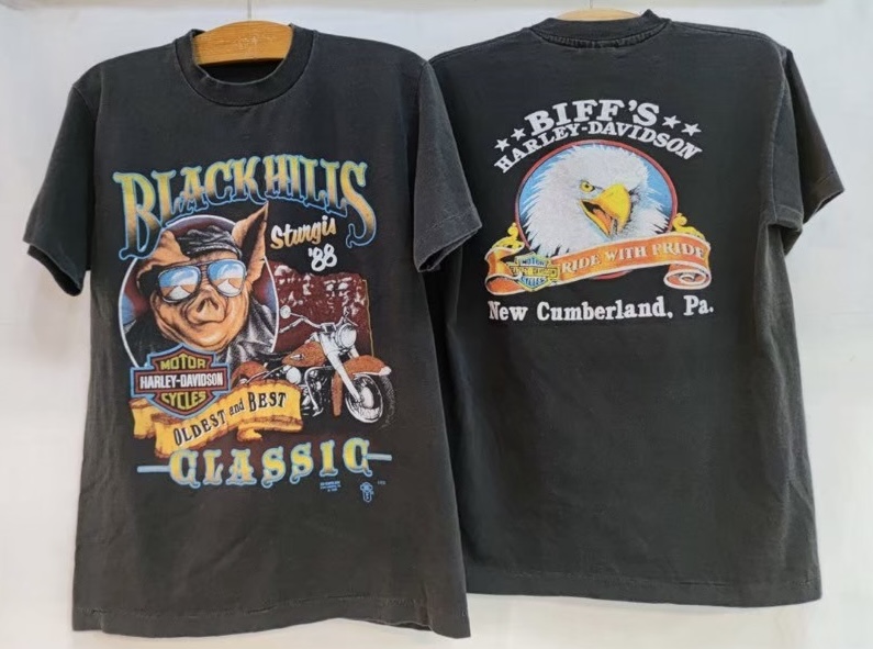 バイクTシャツ  PIG "BLACK HILLS"